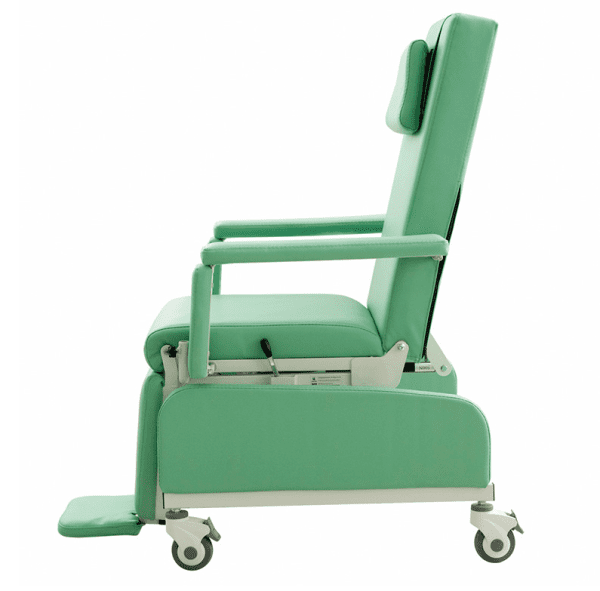 Hospital furniture patient infusion chair dialysis chair with I.V. pole