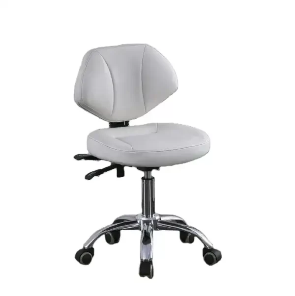 Saddle Chair Stool with Backrest
