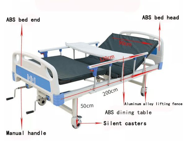 medical bed elderly patient hospital bed