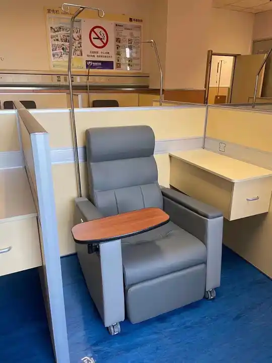 medical hospital recliner transfusion chair