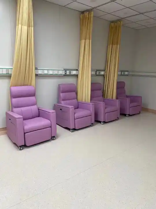 medical hospital recliner transfusion chair