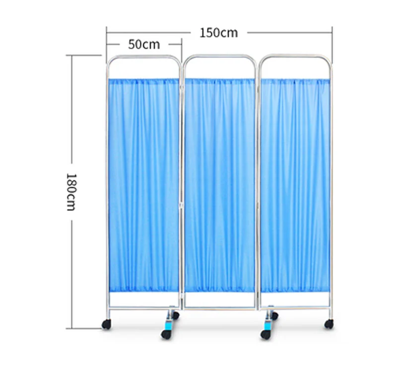 Biombo médico móvil para separación de pacientes