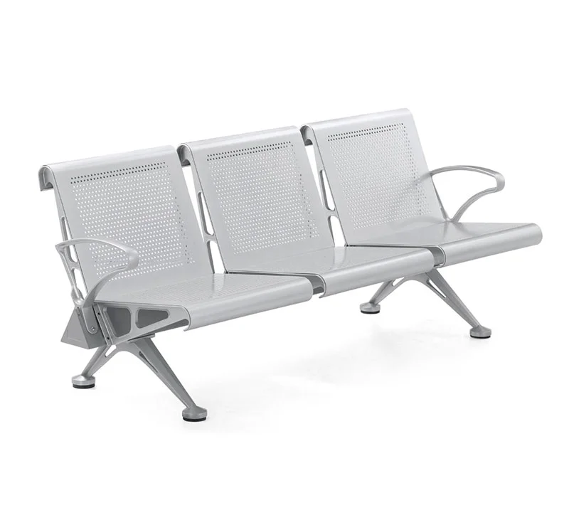 Bancas tandem 3 plazas de aluminio YA-W07 