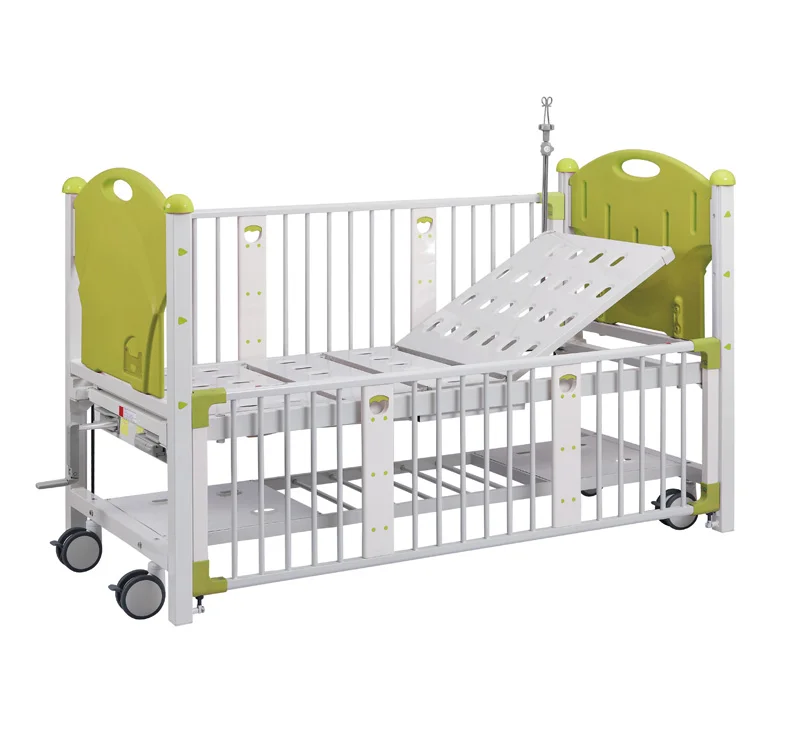 Cama infantil de hospital manual de 2 manivelas