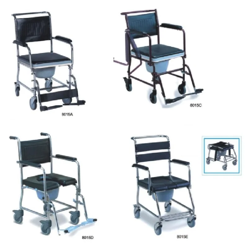 
			Silla de ruedas con inodoro estilo europeo 8015A/C/D/E ARI Equipos médicos de alta calidad		