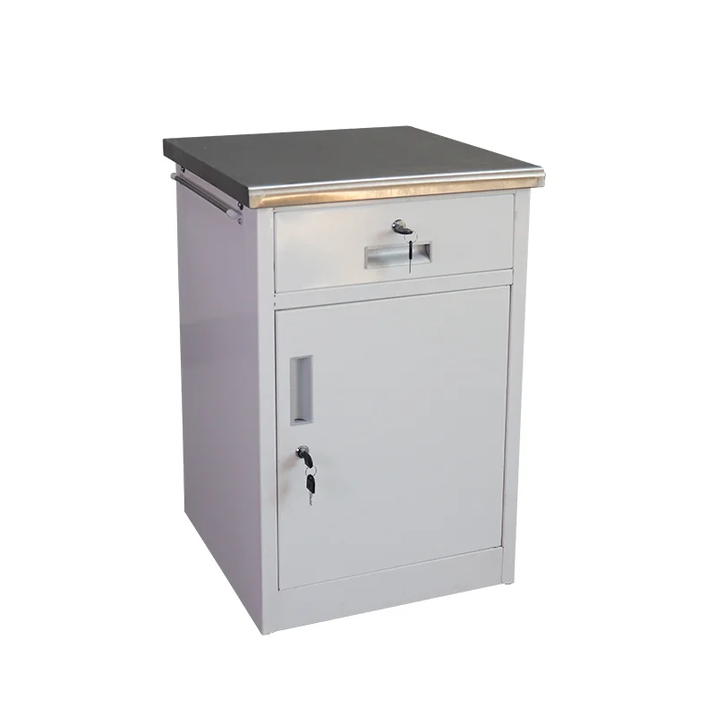 Gabinete de atención médica superior de acero inoxidable duradero para instalaciones médicas