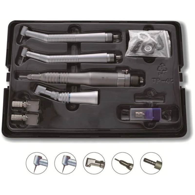 
			Juego de piezas de mano AAA (dos de alta velocidad, una de baja velocidad)		