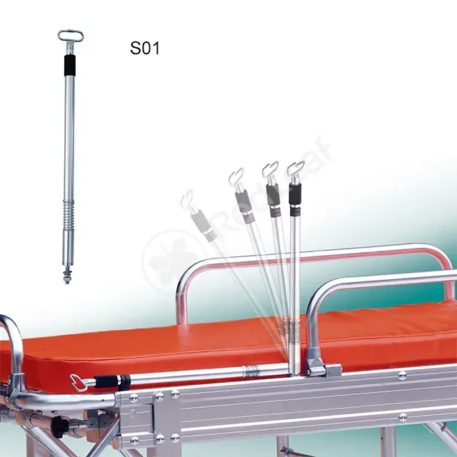 Soporte intravenoso para camilla