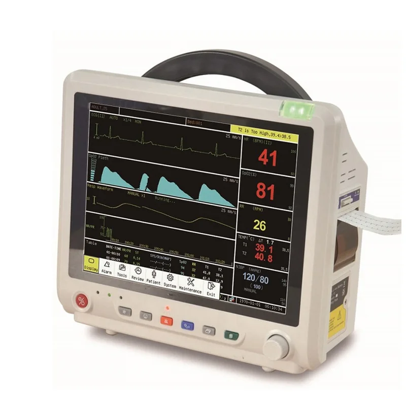 
			Monitor multiparamétrico veterinario VET-5000V (12.1 pulgadas)		