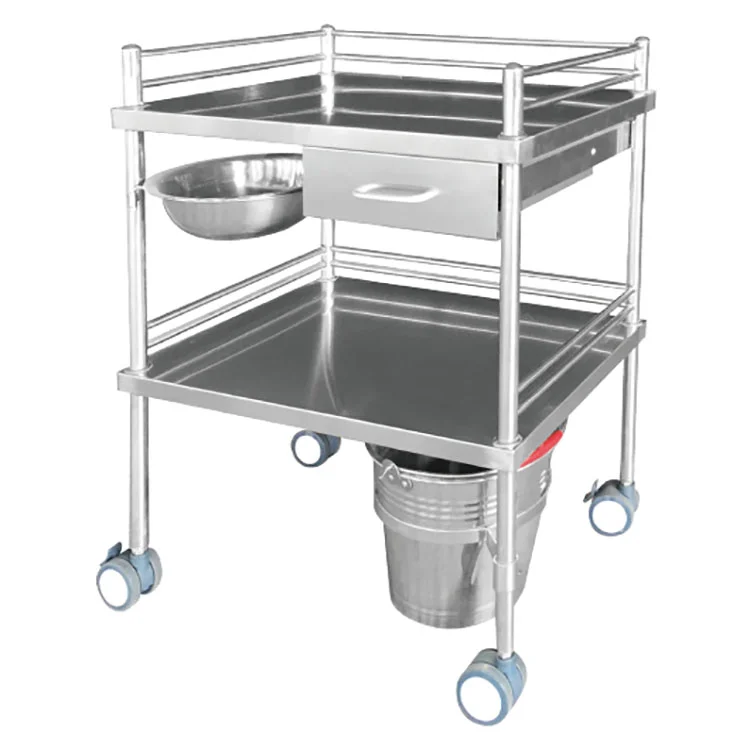 YFQ-T51 Carro de vendajes de acero inoxidable