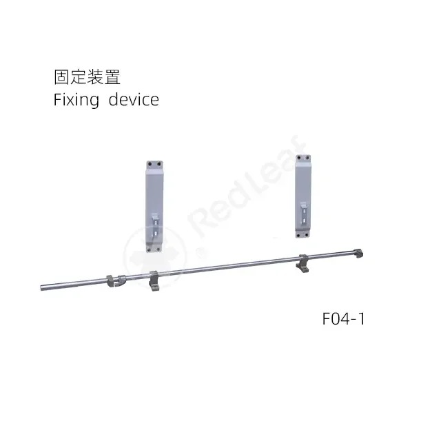 Dispositivos fijos para camilla de ambulancia.