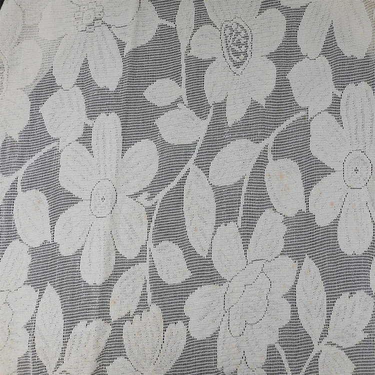 Suppliers In Wholesale Hot Sell Window Curtain Lightweight Spot Voile Wedding Elengant Living Room White Sheer Fabric, Factory