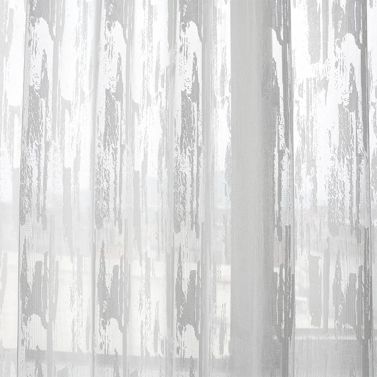 Suppliers In Wholesale European Style Voile Curtain Lightweight Spot Elengant Curtains Living Room Textile-sheer Fabric, Factory