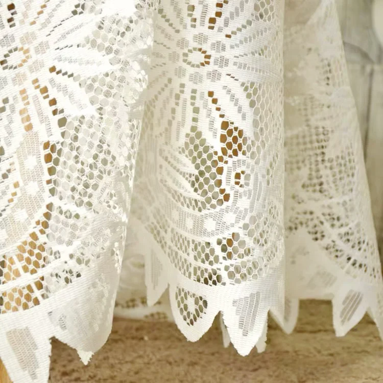 Suppliers In Wholesale Cheap Textile Gradient Polyster Double Jacquard Print Mesh Curtain Voile Sheer Fabric, Factory