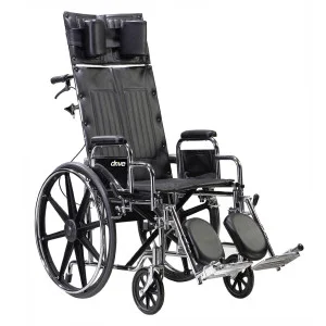 Deluxe Sentra Full Reclining Wheelchair | Standard | Reclining Wheelchairs | Wheelchairs | Mobility | Products | Henyuan Medical