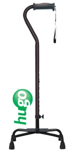 Hugo Ergonomic Quad Cane | Large Base | Quad Cane | Canes | Mobility | Products | Henyuan Medical