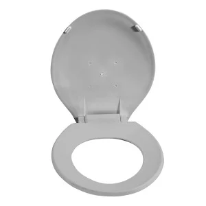 Round Toilet Seat with Lid (14 ½" Seat Depth) | Accessories | Commodes | Products | Henyuan Medical