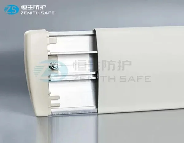 China 125mm Hospital wall guard with PVC and aluminum materials factory and manufacturers | Henyuan Medical