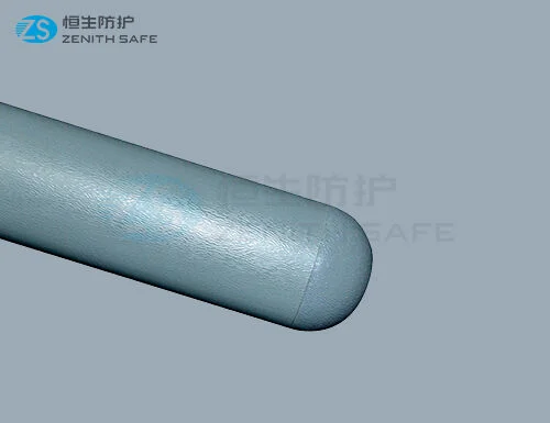 China 51mm width PVC cover aluminum retainer wall guard factory and manufacturers | Henyuan Medical