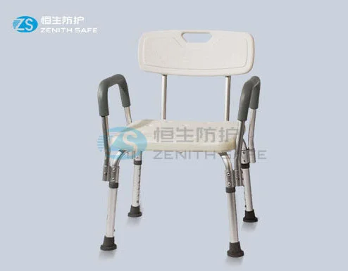 China Portable adjustable plastic shower bench bathroom chair for disabled factory and manufacturers | Henyuan Medical