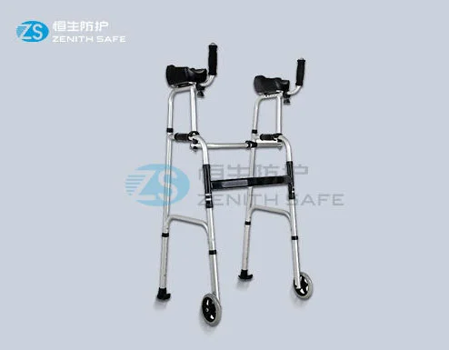China Aluminum Manual Walker with wheel for disabled 8230 factory and manufacturers | Henyuan Medical