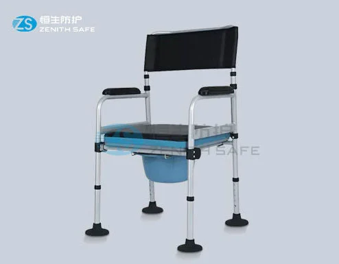 China Simple structure modern shape foldable commode chair for disabled factory and manufacturers | Henyuan Medical