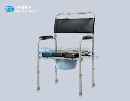 China Foldable carbon steel commode chair for disabled people factory and manufacturers | Henyuan Medical