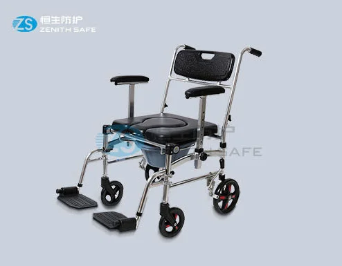 China Aluminium muti-function luxury type commode wheel chair factory and manufacturers | Henyuan Medical