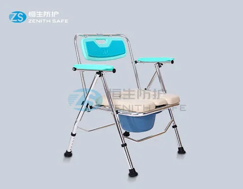 China Luxury type flame retardant and waterproof PU seat commode chairs factory and manufacturers | Henyuan Medical