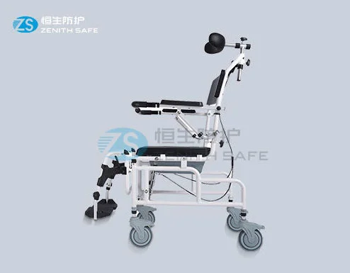 China Portable 55cm width wheelchair muti-function commode chairs factory and manufacturers | Henyuan Medical