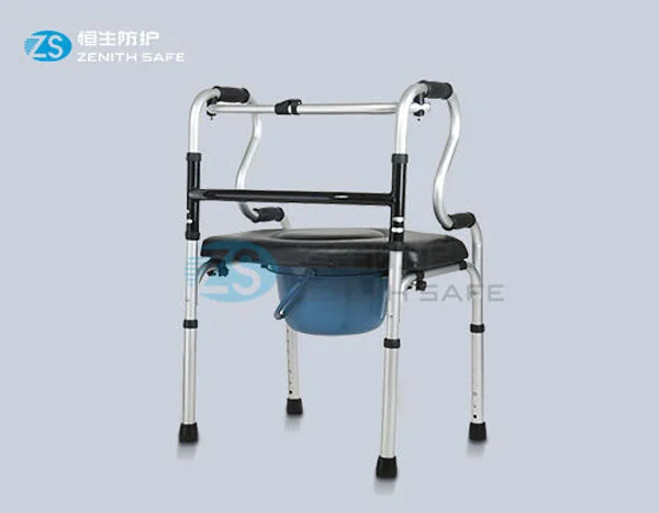 China Aluminium practical walkers with chamber pot factory and manufacturers | Henyuan Medical