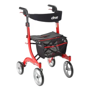 Nitro Aluminum Rollator, Tall Height, 10" Casters | Tall | 4-Wheel Rollators | Rollators | Mobility | Products | Henyuan Medical