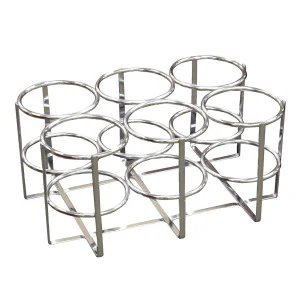 Chrome Oxygen Economy Cylinder Rack | Carts Racks Stands Cases | Oxygen Accessories | Oxygen Therapy | Respiratory | Products | Henyuan Medical