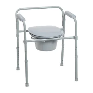 Folding Steel Commode | Standard | Commodes | Products | Henyuan Medical