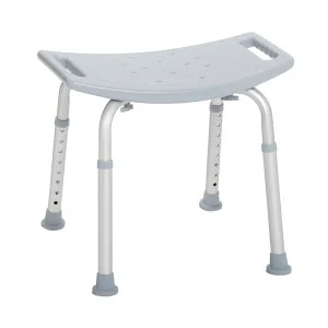 Deluxe Aluminum Shower Bench without Back | Bath Benches and Stools | Bath Safety | Products | Henyuan Medical