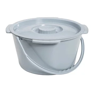 Commode Bucket with Handle and Lid, 7.5qt | Accessories | Commodes | Products | Henyuan Medical
