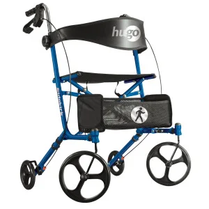 Hugo Sidekick Side-Folding Rolling Walker with a Seat | 4-Wheel Rollators | Rollators | Mobility | Products | Henyuan Medical