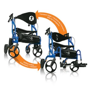 Hugo Navigator Side-Folding Rolling Walker & Transport Chair | 4-Wheel Rollators | Rollators | Mobility | Products | Henyuan Medical