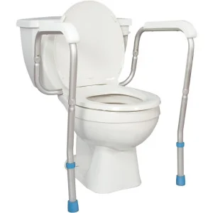 AquaSense Adjustable Toilet Safety Rails, to Floor | Toilet Safety | Bath Safety | Products | Henyuan Medical