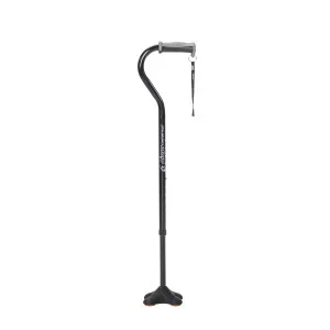 Airgo Comfort-Plus Cane with MiniQuad Ultra-stable Tip | Small Base | Quad Cane | Canes | Mobility | Products | Henyuan Medical