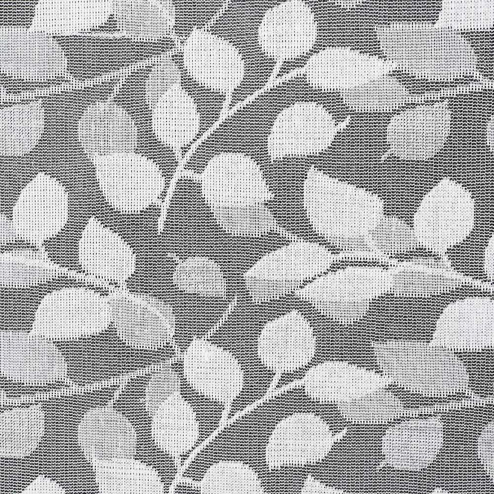 Suppliers In Wholesale Design 100 Polyester Leaf Pattern Jacquard Warp Knit Mesh Shirt Sheer Curtain Fabric Bedroom, Factory