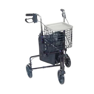 Deluxe 3 Wheel Aluminum Rollator, 7.5" Casters | 3-Wheel Rollators | Rollators | Mobility | Products | Henyuan Medical