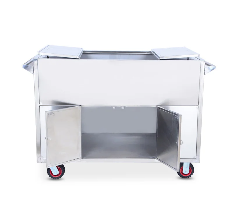 Stainless Steel Hospital Aseptic Cabinet Surgical Trolley Nursing Trolley