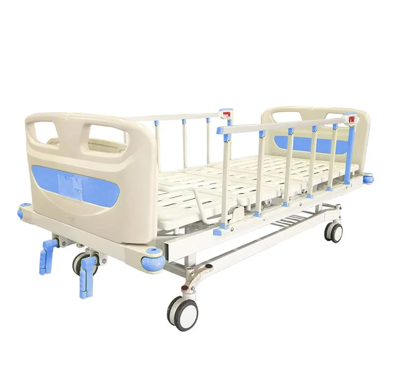 Two Movements Manual Hospital Bed With Aluminum Railing