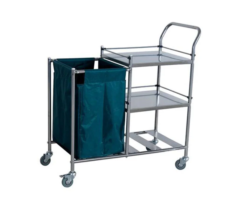 SS Hospital Clean Linen trolley