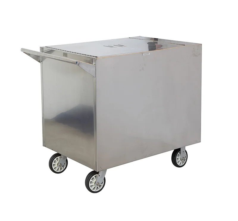  Closed Stainless Steel Surgical Instrument Case Carts 