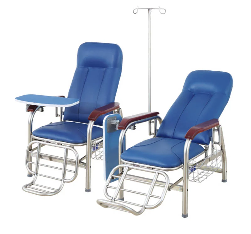 MK-F01 Stainless Steel Frame Medical Infusion Chair For Patient