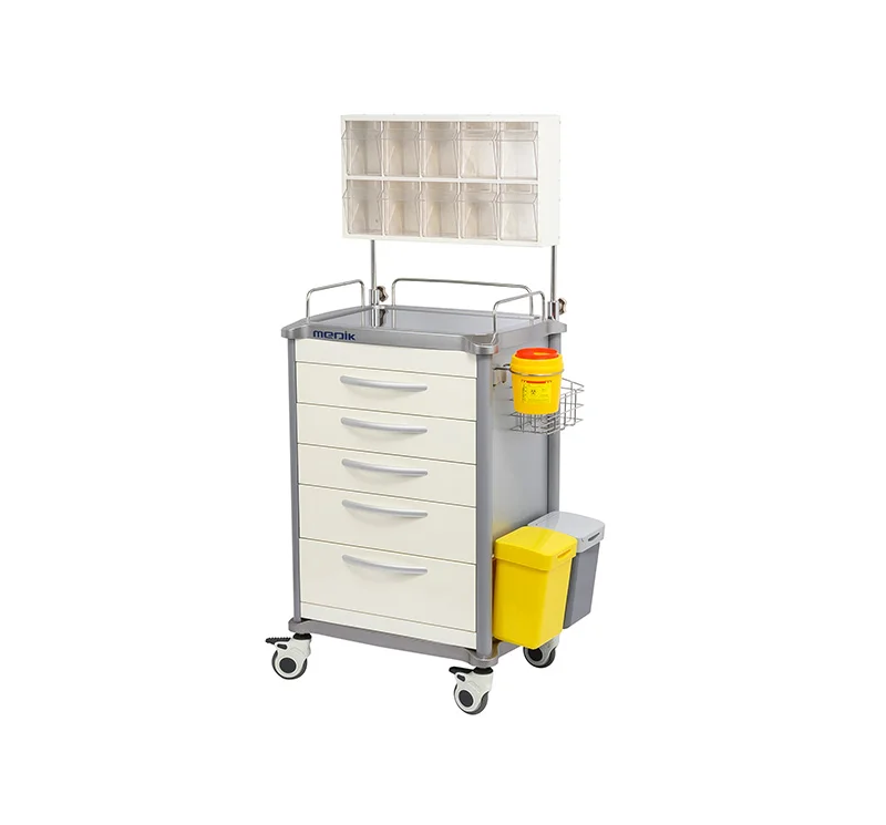 MK-C06 Anesthesia trolley With 5 Drawers and Accessories
