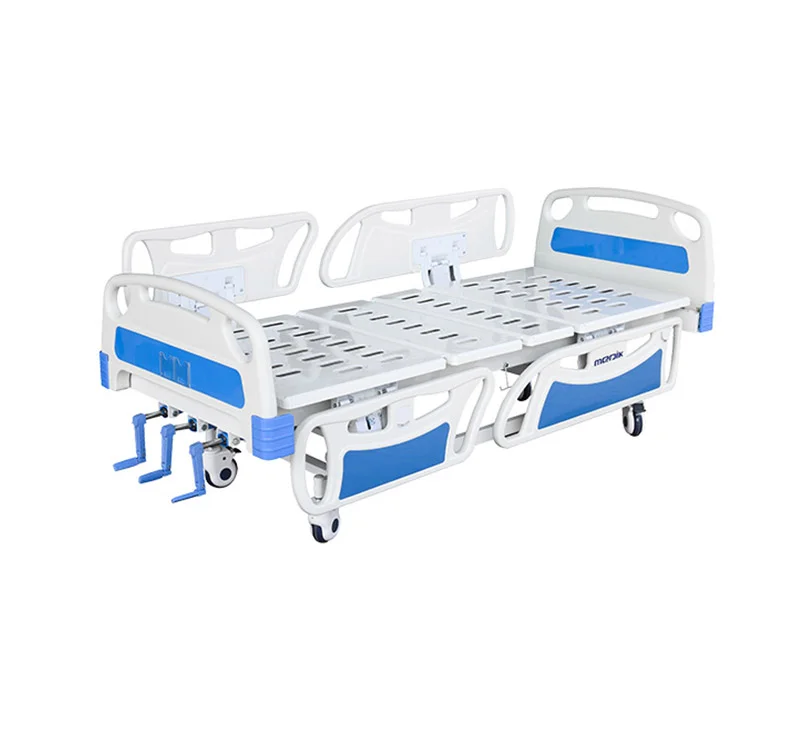 Mechanical 3 Function Hospital Care Bed With Central Locking