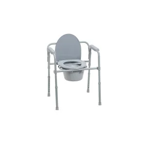 Folding Steel Commode Combo with Absorbent Commode Liners | Standard | Commodes | Products | Henyuan Medical
